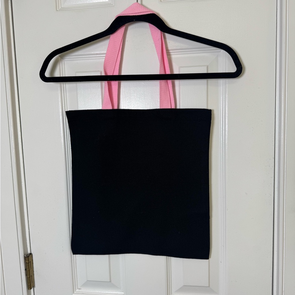 Last Night We Let the Liquor Talk Tote Bag Black Pink Western Cowgirl - Picture 4 of 5